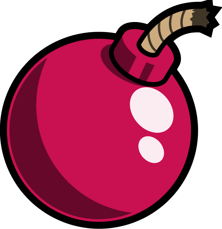Atomic Bomb Cliparts - Transparent Cartoon Bomb Png (775x800), Png Download