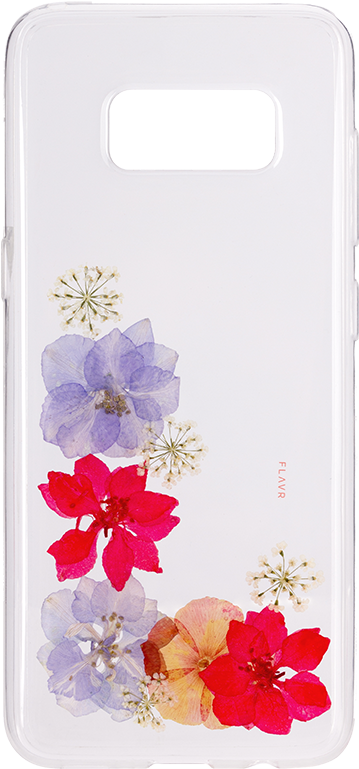 Bizness - Lmt - Lv - Accessory - Samsung Galaxy S8 - Flavr Flavr Iplate Real Flower Amelia Samsung Galaxy (700x980), Png Download