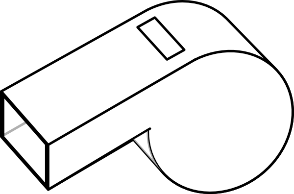 White Whistle Png (600x396), Png Download