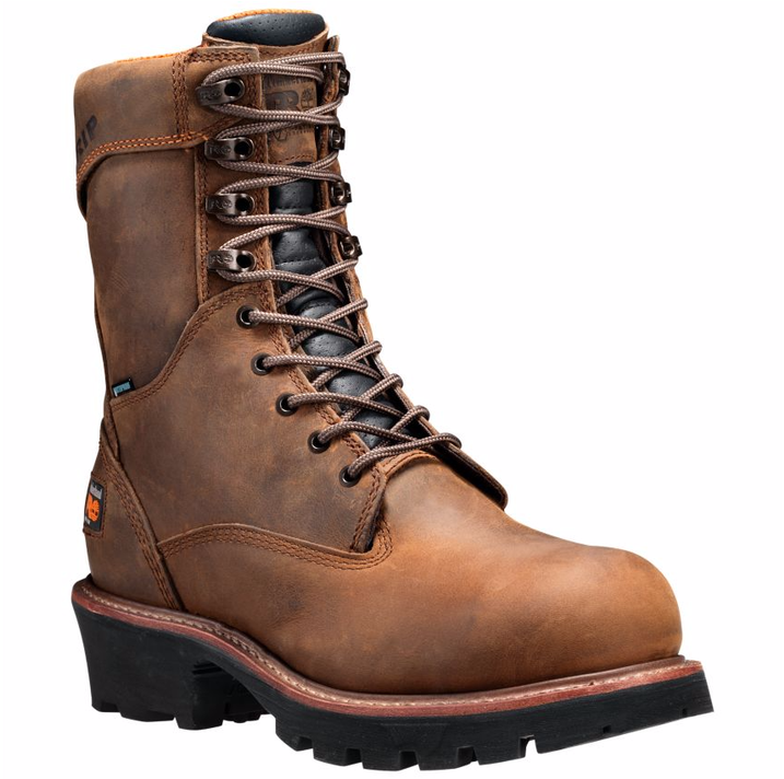 Timberland Rip Saw 9″ Brown Waterproof Steel Toe Logger - Men's Timberland Pro Rip Saw 9" Waterproof Steel A3297119 (1280x711), Png Download
