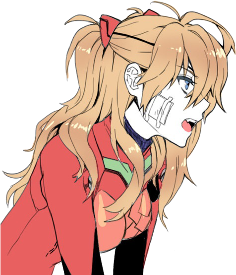Neon Genesis Evangelion Asuka Langley Soryu - Evangelion Asuka (500x556), Png Download