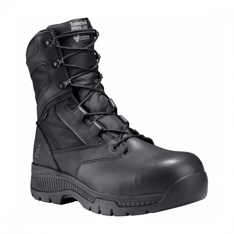 Timberland Pro® Valor™ Men's - Black Military Boots (800x800), Png Download