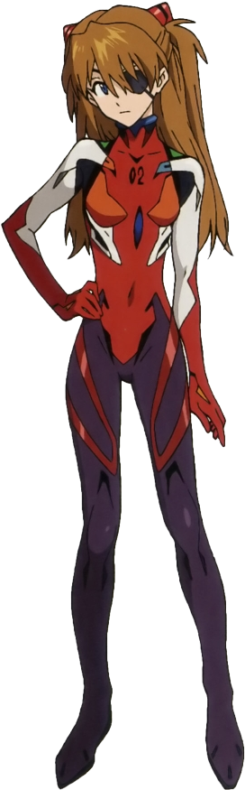 Image Freeuse Download Asuka Transparent Plugsuit - Crypto Waifus (300x900), Png Download