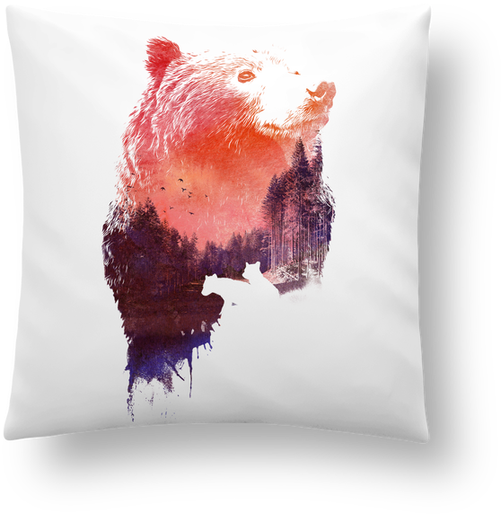 Cushion Synthetic Soft 45 X 45 Cm Love Forever By Robertfarkas - Robert Farkas - Love Forever Canvas (690x850), Png Download