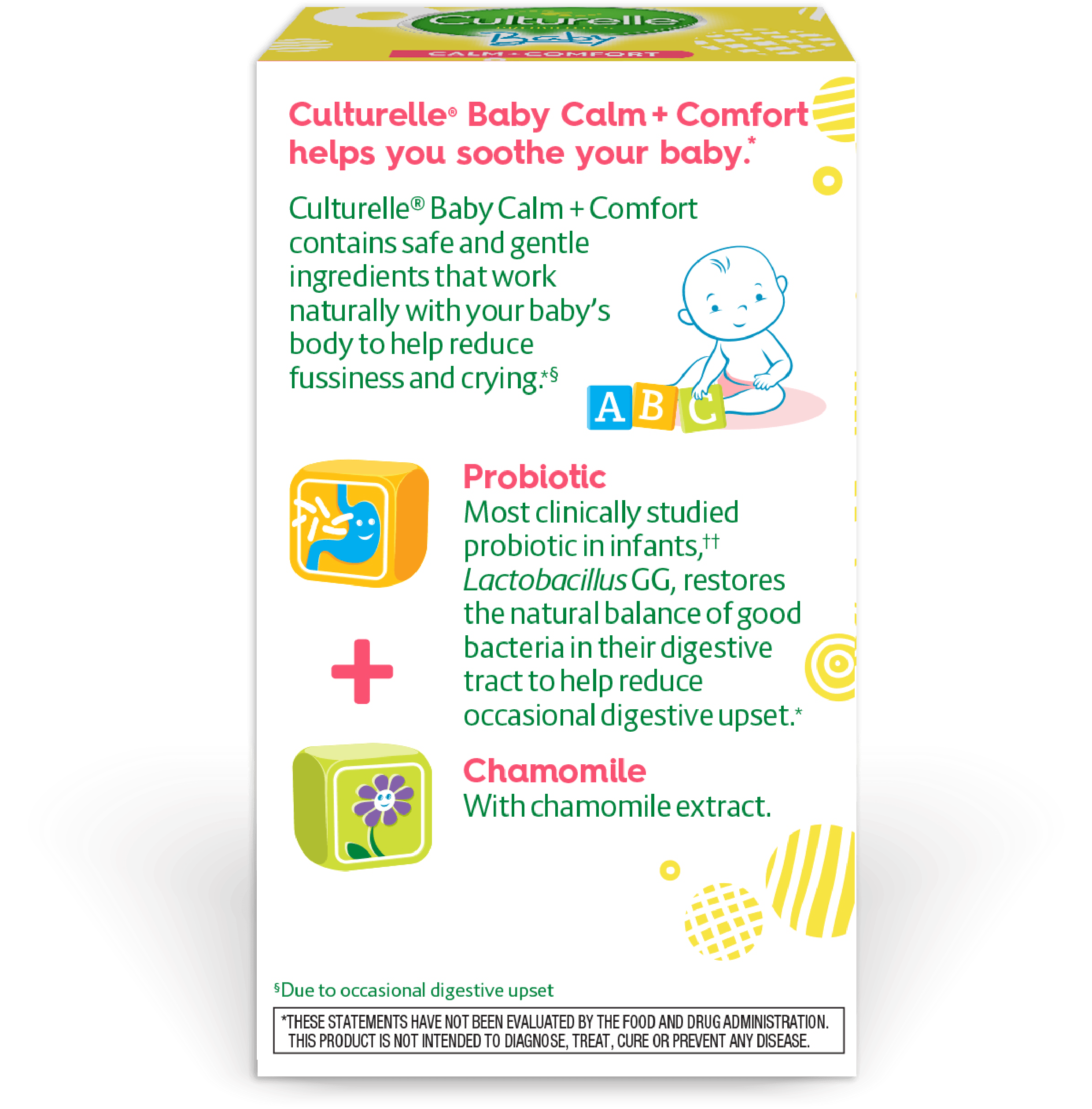 Back Of Culturelle Baby Calm And Comfort Product Box - Mobile Phone (4346x2742), Png Download
