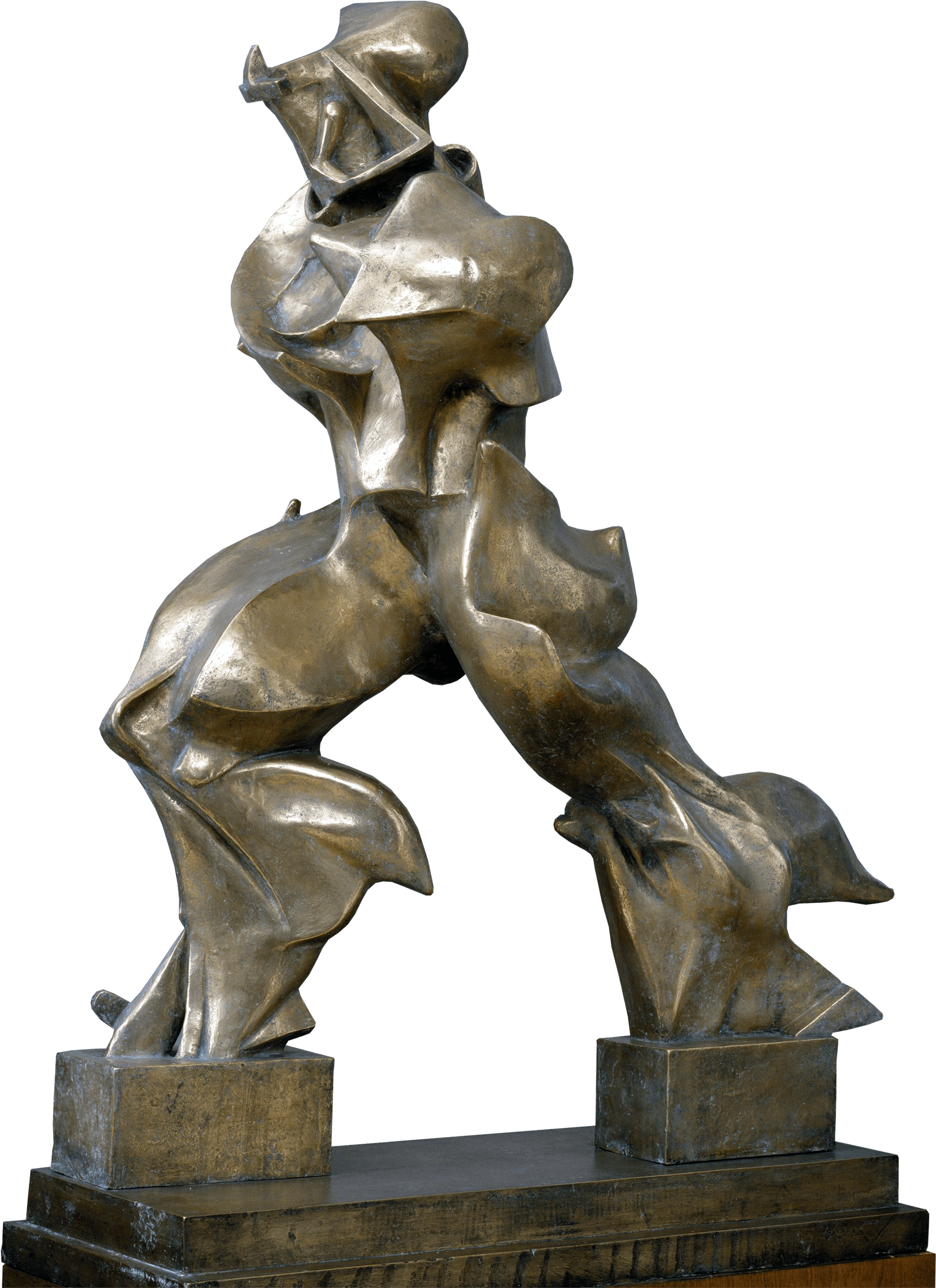 Blood - Unique Forms Of Continuity In Space Sculpture (umberto (1800x2571), Png Download