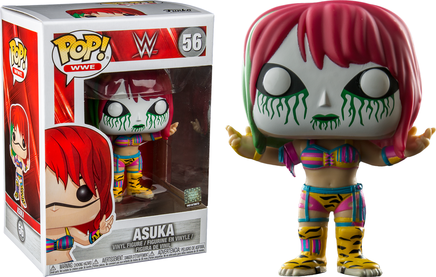 Wwe - Funko Pop Wwe Asuka (1500x953), Png Download