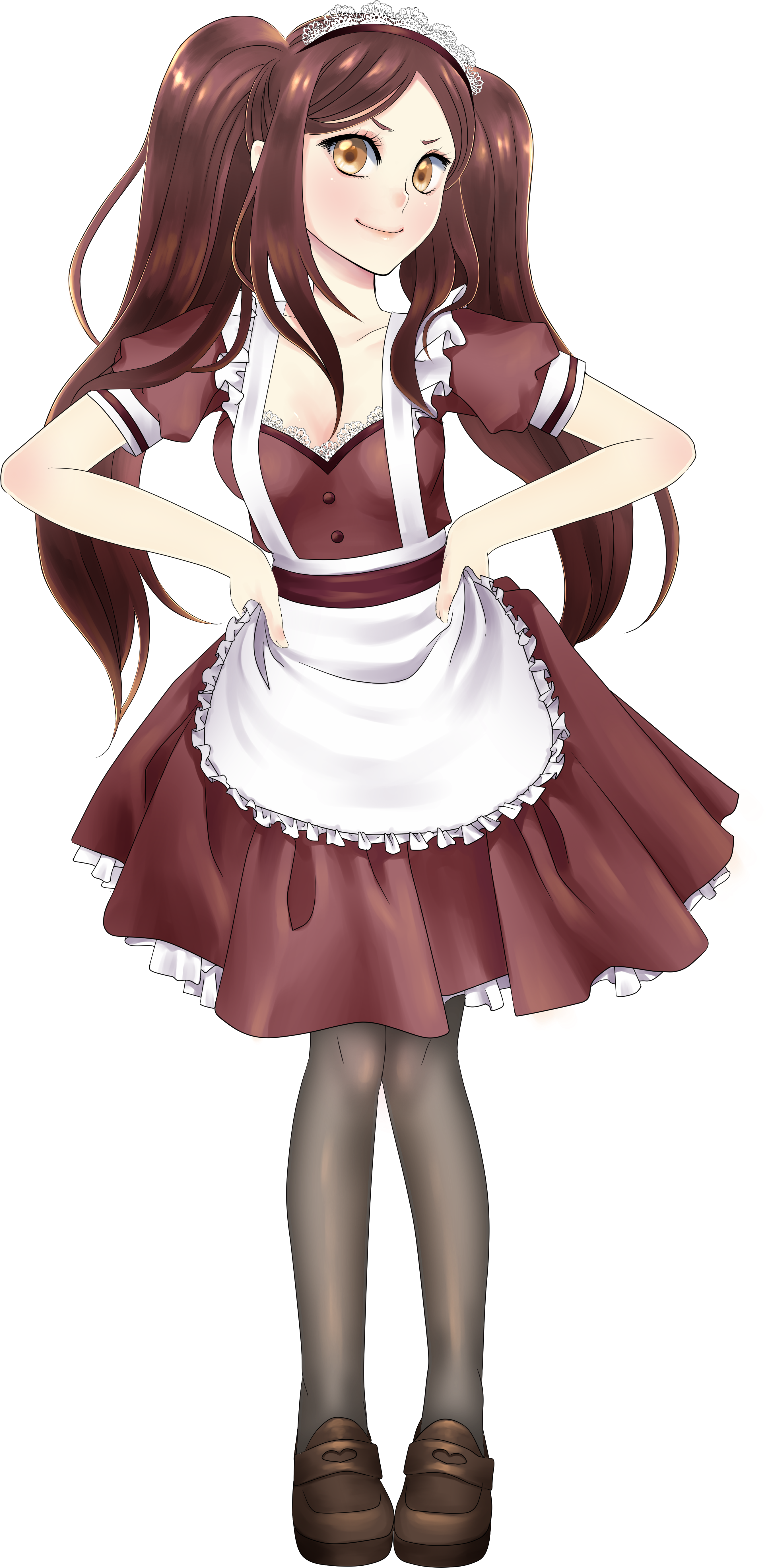 Tsundere-maid - Asuka - Anime (4688x5808), Png Download