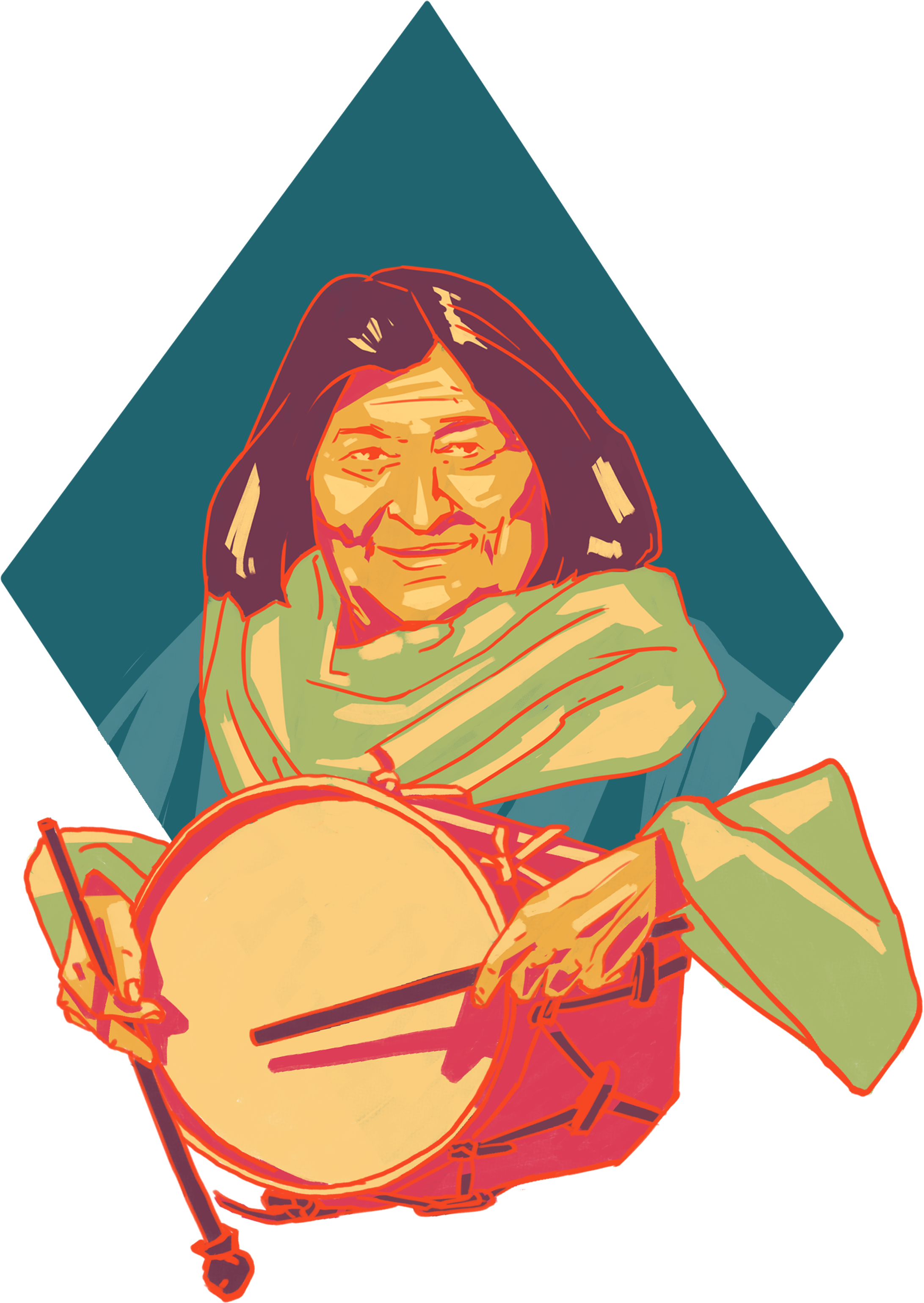 Mercedes Sosa - Artist (2480x3508), Png Download