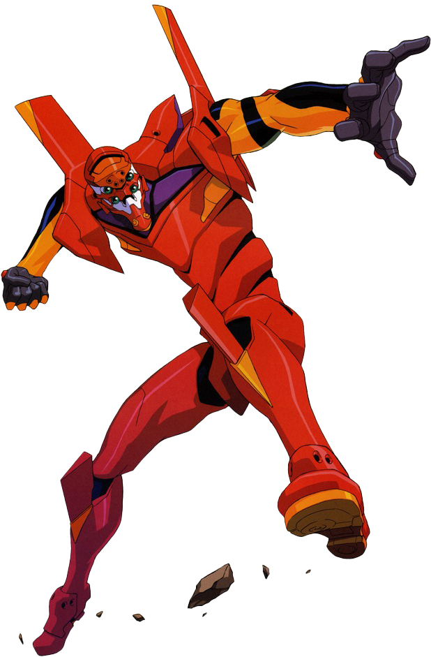 Neon Genesis Evangelion Png - Neon Genesis Evangelion Asuka Robot (897x1000), Png Download