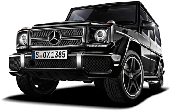 Mercedes G Class Front - Mercedes Benz Black Truck (615x393), Png Download
