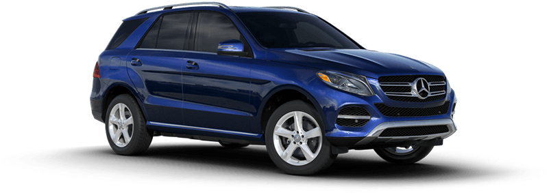 2017 Gle 350 Suv - Mercedes Glc 300 Blue (800x382), Png Download