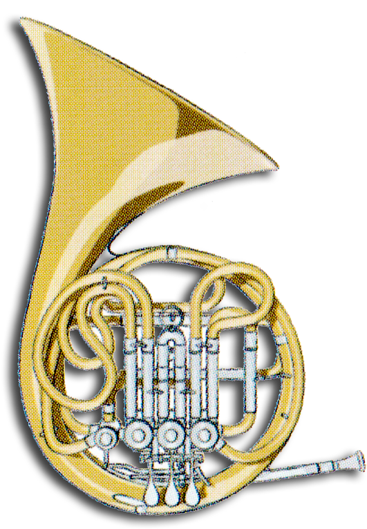 The Horn In F - Hibike Euphonium French Horn (569x844), Png Download