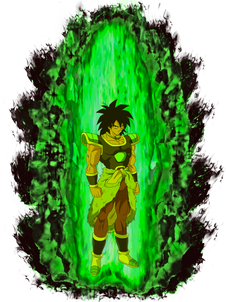 Dragonball Heroes Broly With Aura By D3rr3m1x-dcfajqs - Kamba Dragon Ball Heroes (774x1033), Png Download