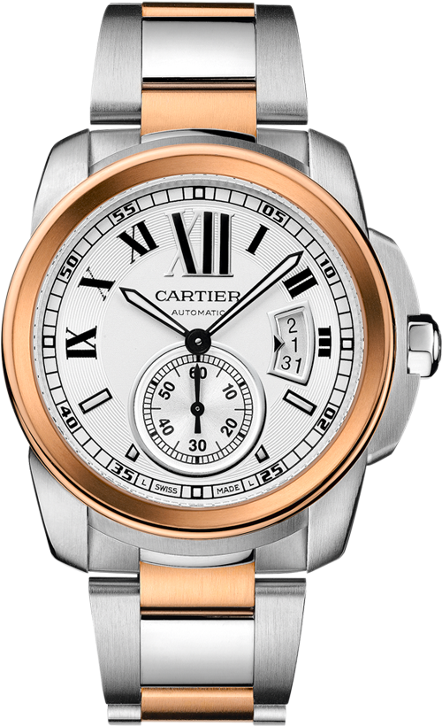 Watches Png Image - Cartier Mens Watch Gold (1000x1000), Png Download