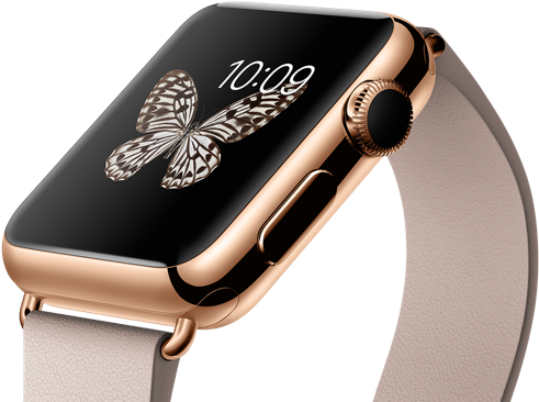 Apple Watch Edition - Apple Watches Gold (499x374), Png Download