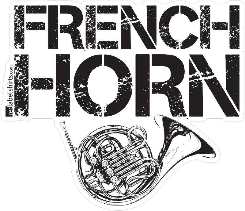 Buy Label Me A French Horn Stickers - Parkpop (800x688), Png Download