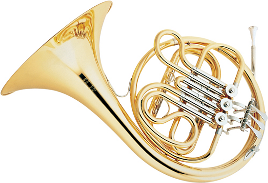 The Jupiter 752l Series Single French Horn With A Rose - French Horn Single Jupiter 752l (548x576), Png Download