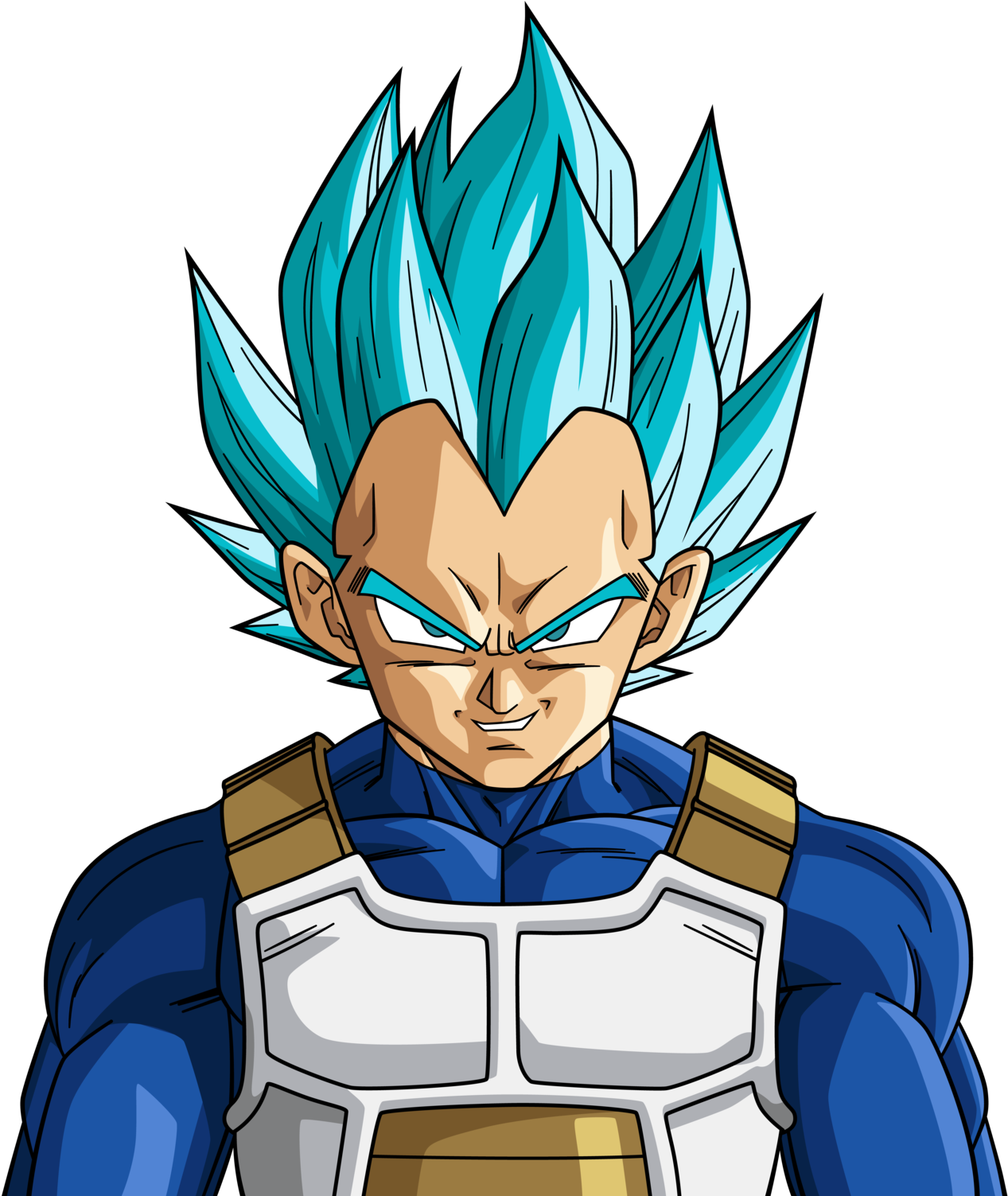 View Samegoogleiqdbsaucenao Bejita-sama , - Desenho Do Vegeta Super Sayajin Blue (1280x1525), Png Download