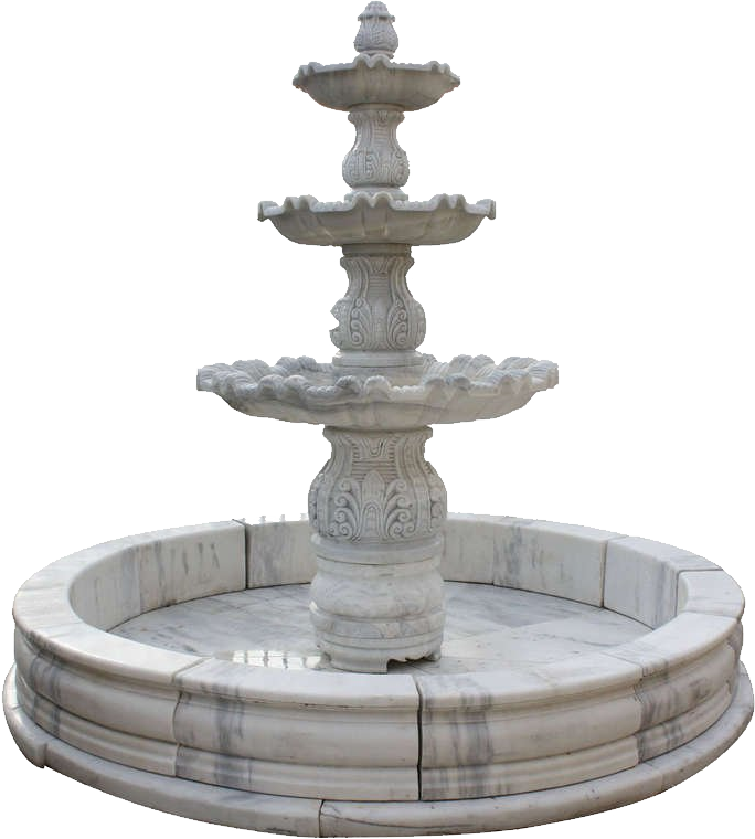 Fountain Png (684x760), Png Download
