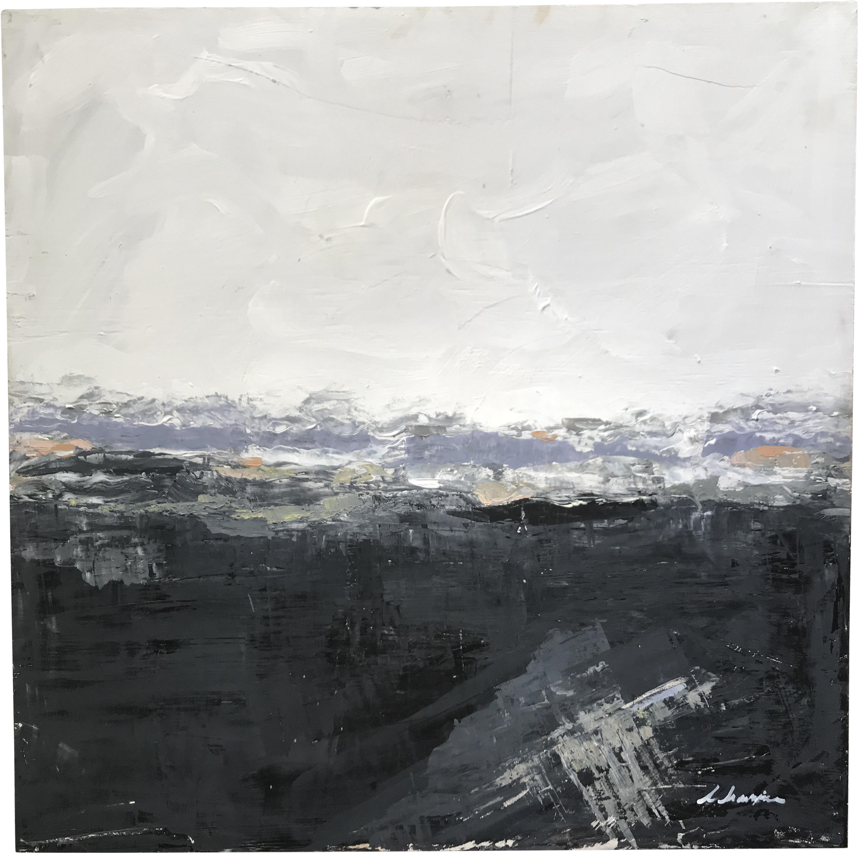 Lynette Harrison Abstract Landscape Painting - Landscape Painting (3262x3244), Png Download
