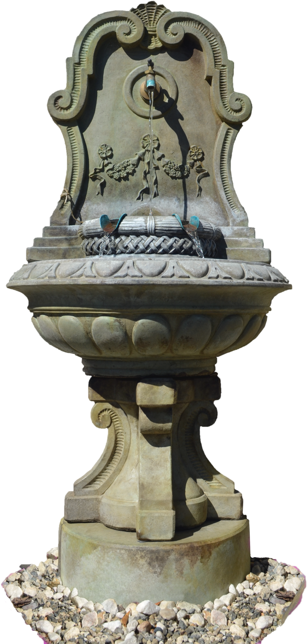 Stone Fountain Png Image - Clip Art (727x1099), Png Download