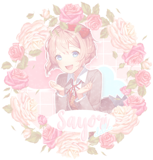 I Made An Edit Today - Ddlc Sayori Aesthetic (500x525), Png Download