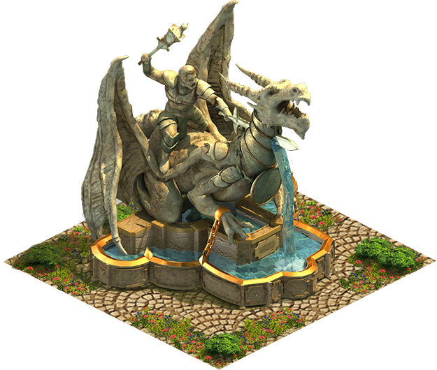 Happiness Humans Monster Fountain Cropped - Statue (625x530), Png Download