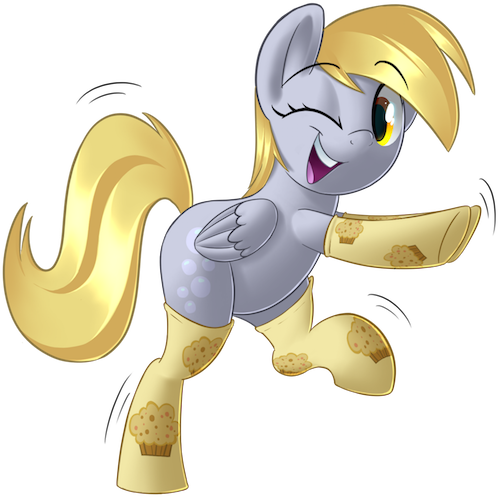 Mr Time's Avatar - Derpy Hooves Art Profile (500x499), Png Download