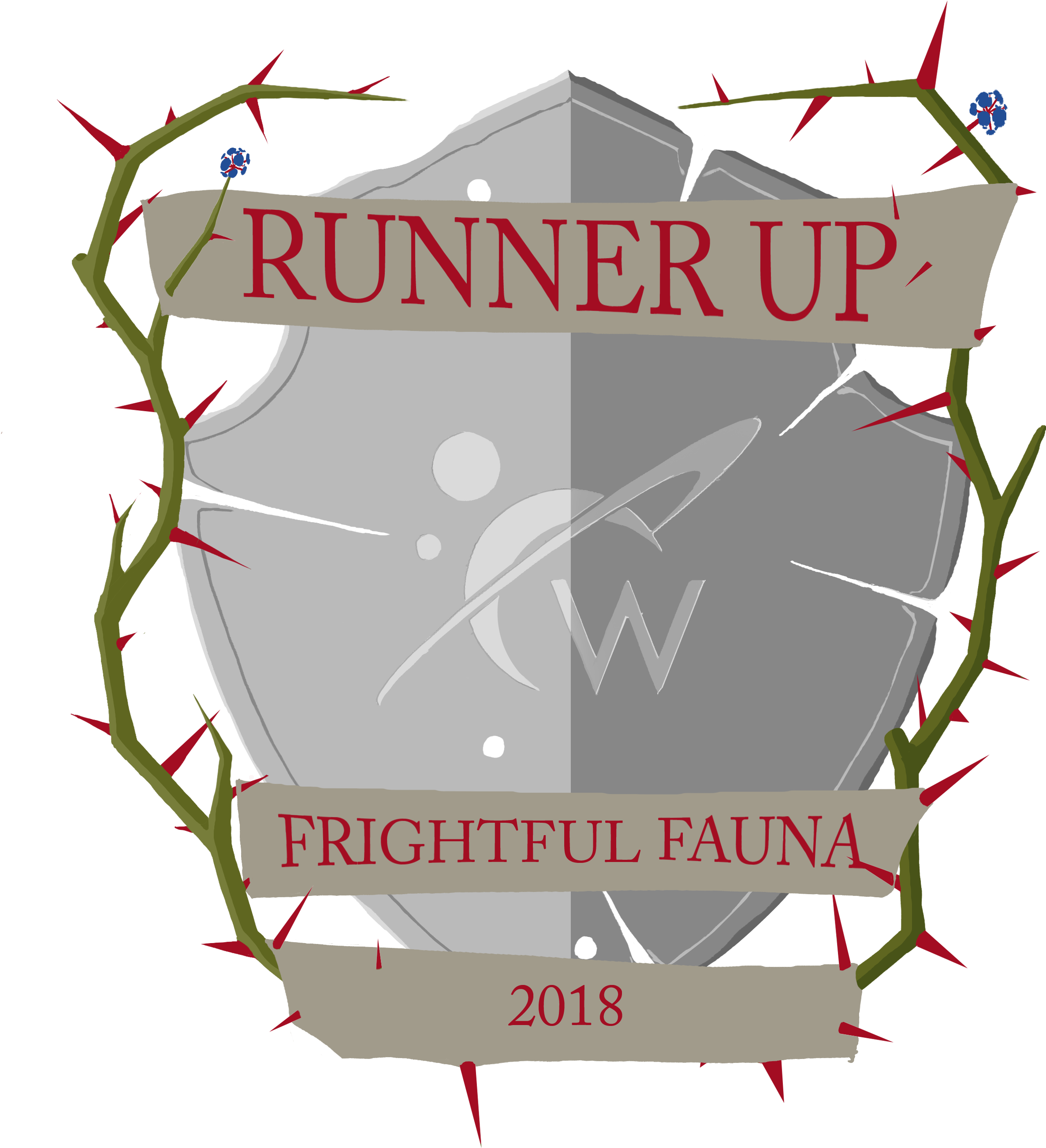 Wa 2018 Creaturebadge Runnerup - Graphic Design (3000x3000), Png Download