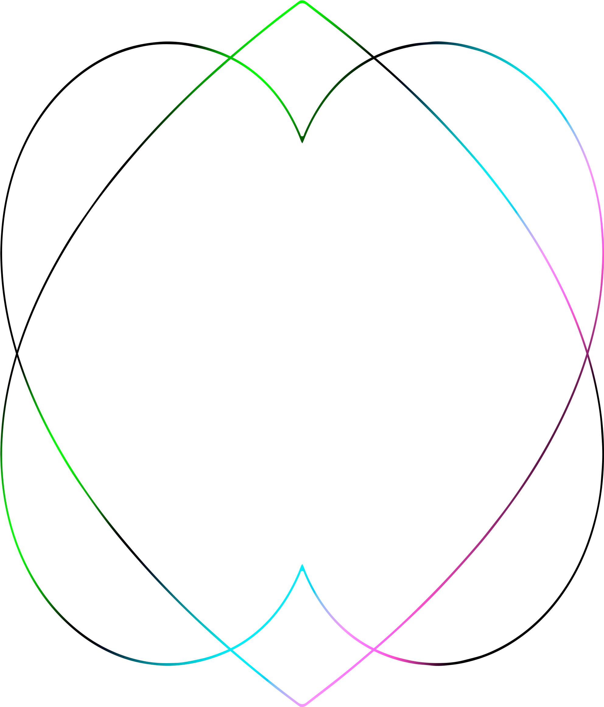 Linealcorazones - Circle (2117x2480), Png Download