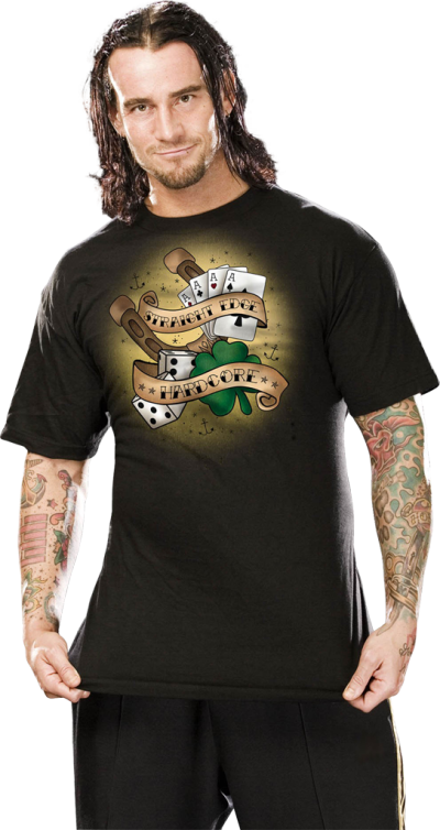 Cm Punk - Active Shirt (400x754), Png Download