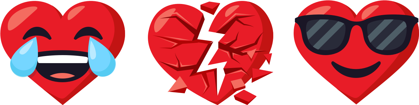 Whether Sending Tears Of Joy, A Broken Heart, Or Keeping - Emoji Of Heart Broken In Png (1400x400), Png Download