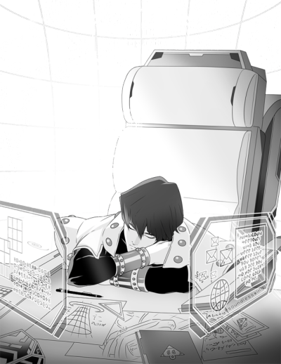 Seto Kaiba Asleep (400x518), Png Download