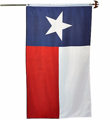Texas 3 Ft - Liberty Texas State Flag Kit (353x480), Png Download
