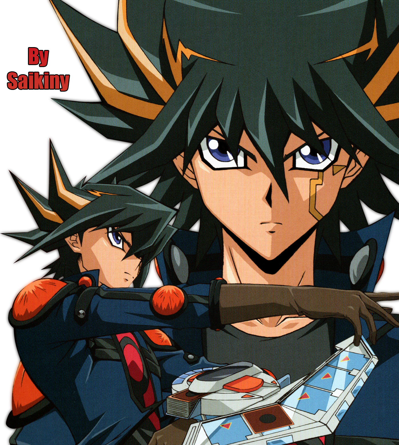 Fudo Yusei Official Art (1397x1559), Png Download
