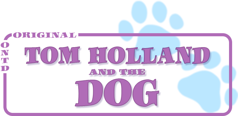 Tom Holland And The Dog - Graphic Design (792x411), Png Download