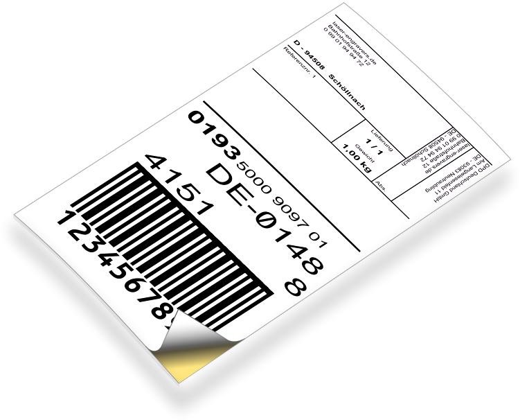 La Etiqueta De Codigo De Barras - Barcode (800x632), Png Download