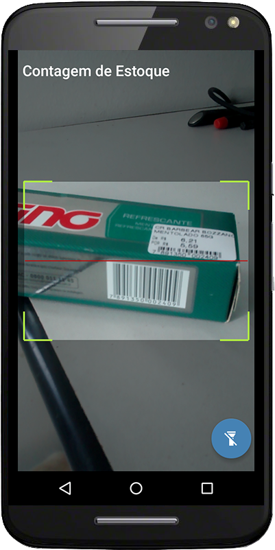 Leitor De Código De Barras Via Câmera Do Dispositivo - Barcode (600x900), Png Download