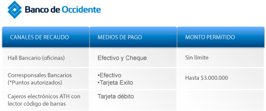Banco De Occidente Credencial (556x264), Png Download