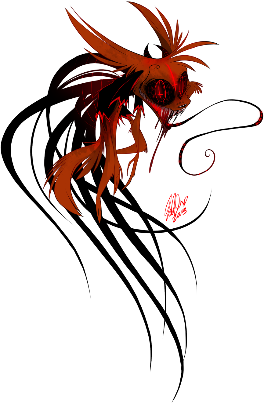 Vivienne Medrano S Portfolio - Damian Zoophobia Demon (900x1328), Png Download