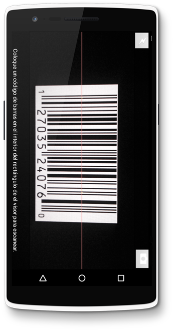 Lector De Códigos - Mobile Phone (379x677), Png Download