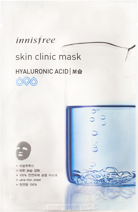 Prev - Innisfree Skin Clinic Mask (hyaluronic Acid) 1 Pc (600x800), Png Download