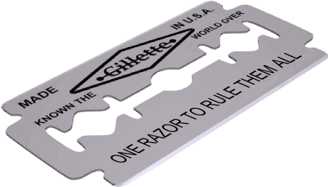 Download Transparent Single Blade Safety Razor - PNGkit