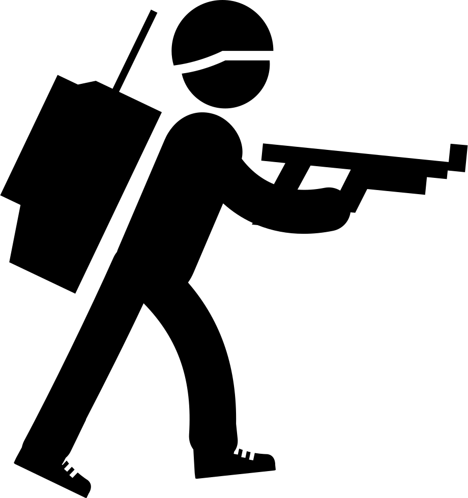 Army Soldier Walking Comments - Icon Militar (920x980), Png Download