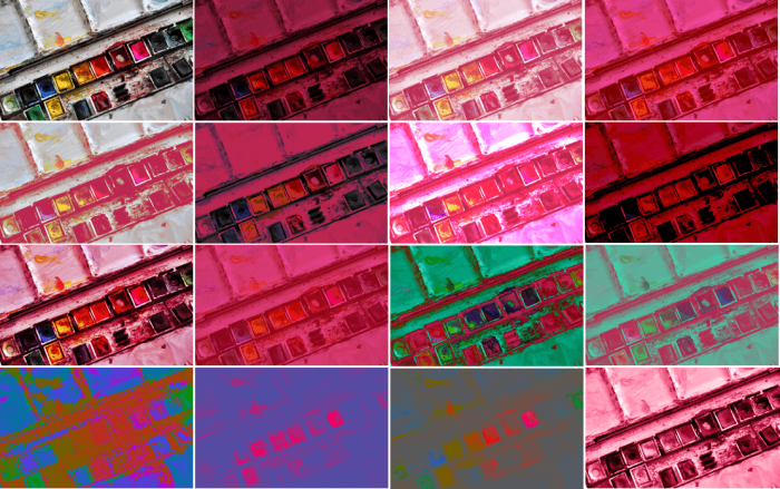 The Image Is Being Blended With A Red Background Color - Poster (700x439), Png Download