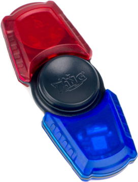 Load Image Into Gallery Viewer, Spinzipz Double Light - Spinzipz - Blue (489x357), Png Download