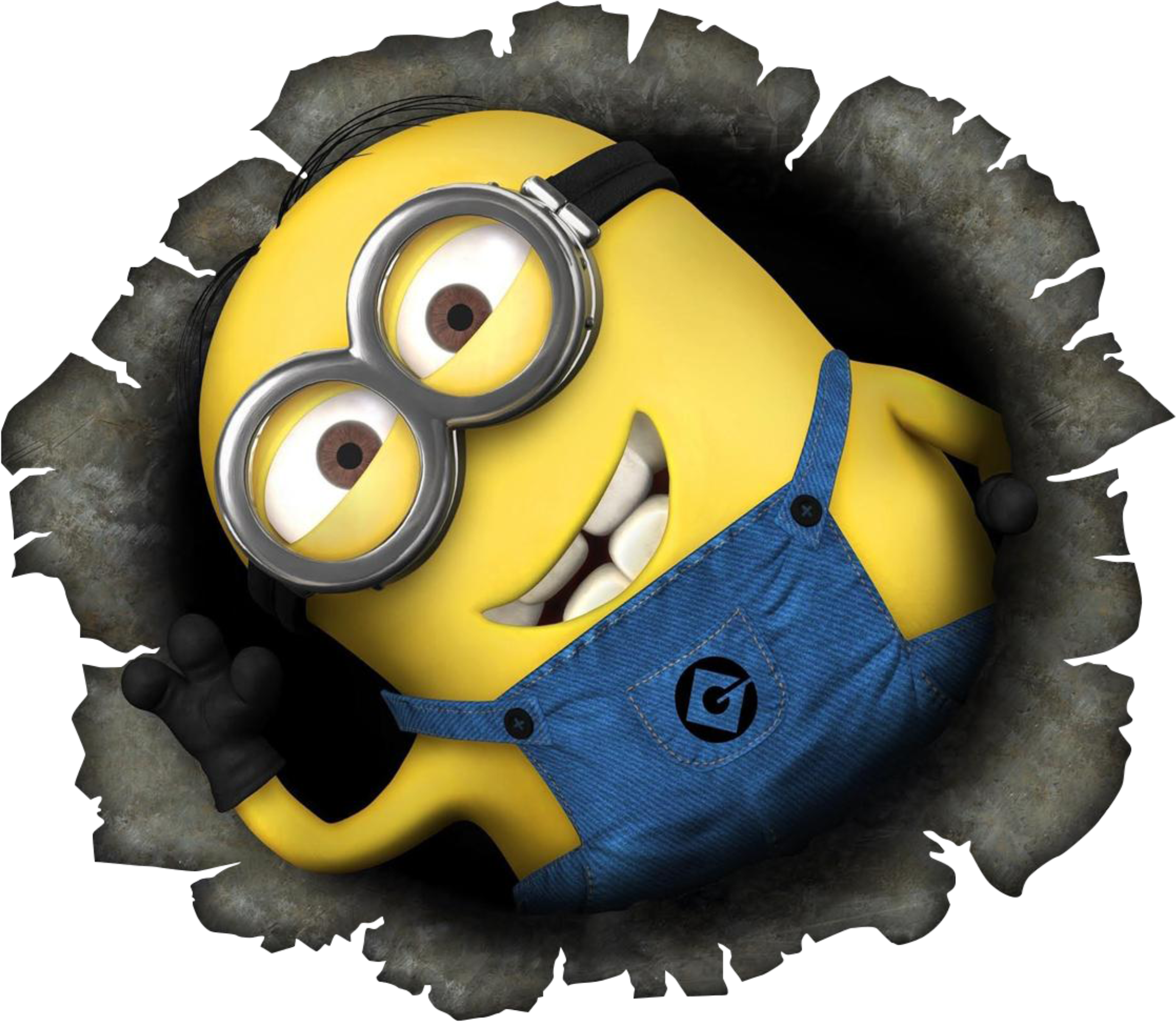 Meu Malvado Favorito Minions 14 Png - Minions De Mi Villano Favorito (2383x2058), Png Download
