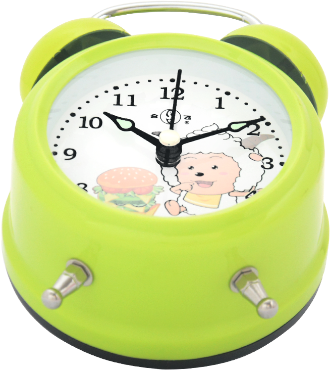 Hefei Hefei Small Alarm Clock Mute Children's Fashion - Alarm Clock (800x800), Png Download