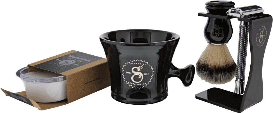 Deluxe Classic Shaving Kit - Hair (1000x800), Png Download